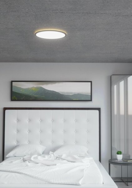 Eglo 900092 - LEDRGBW Stmívatelné stropní svítidlo ROVITO-ZLED/16,5W/230V černá
