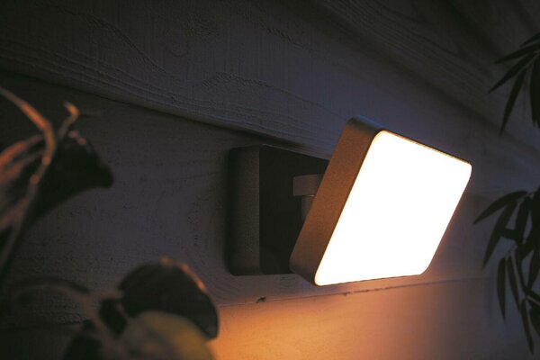 PHILIPS HUE Hue LED White and Color Ambiance Venkovní nástěnné svítidlo Philips Discover 17435/30/P7 černé 2200K-6500K RGB