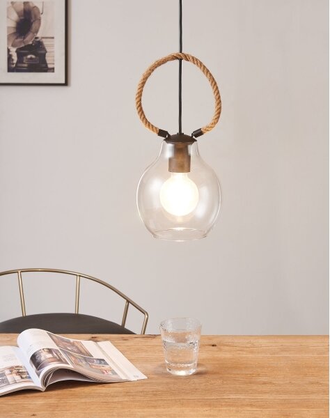 Eglo 43617 - Lustr na lanku RODING 1xE27/40W/230V