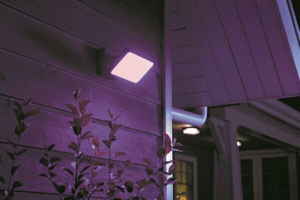 PHILIPS HUE Hue LED White and Color Ambiance Venkovní nástěnné svítidlo Philips Discover 17435/30/P7 černé 2200K-6500K RGB