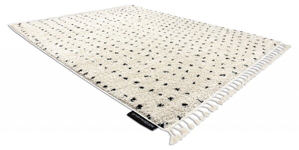 Makro Abra Moderní kusový koberec BERBER SYLA B752 Tečkovaný krémový Rozměr: 200x290 cm