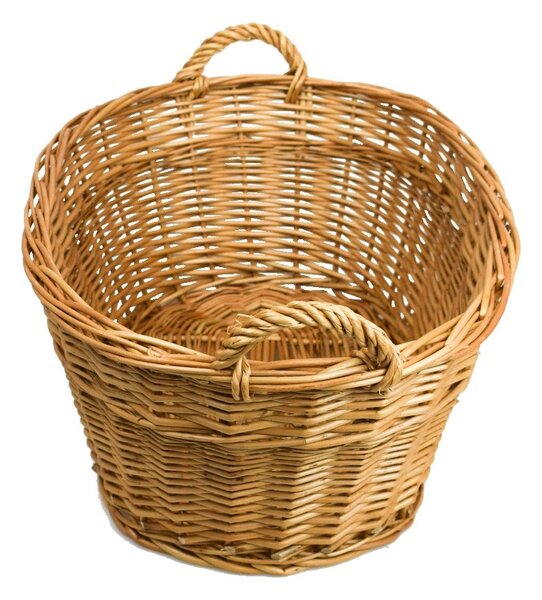 Proutěný koš oválný 50 cm