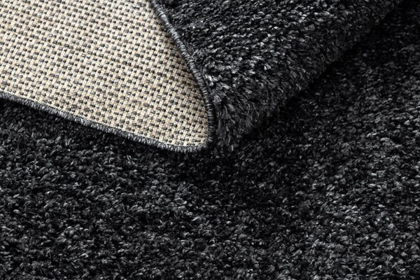 Makro Abra Moderní kusový koberec BERBER 9000 tmavě šedý Rozměr: 80x150 cm