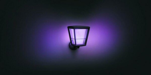 PHILIPS HUE Hue LED White and Color Ambiance Venkovní nástěnné svítidlo Philips Econic 17439/30/P7 černé 2200K-6500K RGB