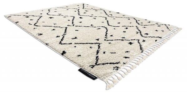 Makro Abra Moderní kusový koberec BERBER TETUAN B751 krémový Rozměr: 80x150 cm