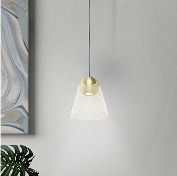 Eglo 99628 - LED Lustr na lanku CERASELLA 1xGU10/4,5W/230V