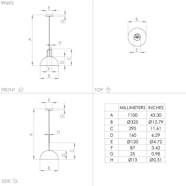 Eglo 99693 - Lustr na lanku CALMANERA 1xE27/40W/230V černá
