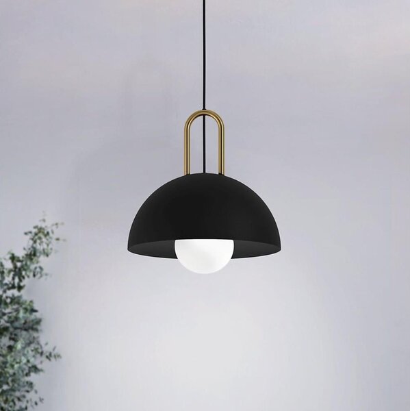 Eglo 99693 - Lustr na lanku CALMANERA 1xE27/40W/230V černá