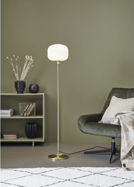 Markslöjd 108054 - Stojací lampa SOBER 1xE27/40W/230V mosaz
