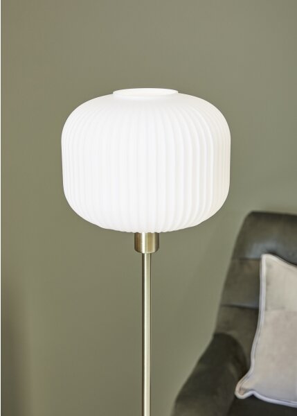 Markslöjd 108054 - Stojací lampa SOBER 1xE27/40W/230V mosaz