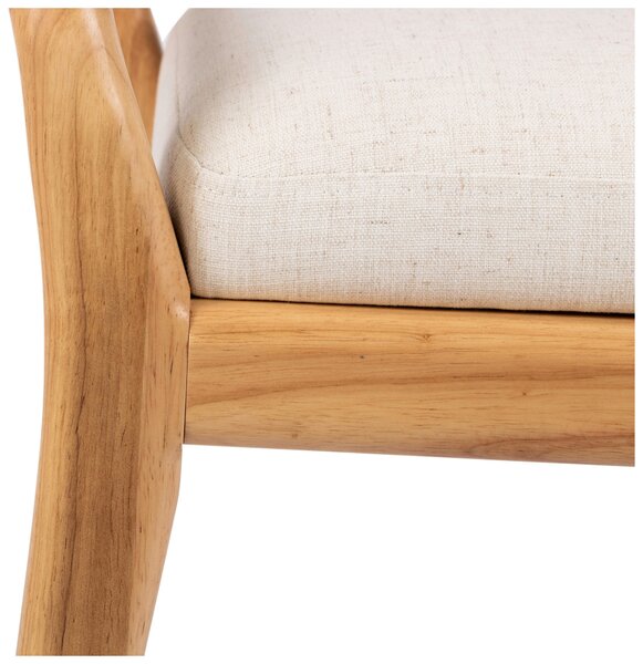 SEDACÍ LAVICE, dřevo, textil, 56,5/51/40 cm MID.YOU - Online Only lavice, Online Only