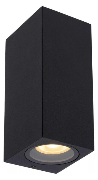 Lucide 69800/02/30 - Venkovní nástěnné svítidlo ZARO 2xGU10/35W/230V IP44 černá