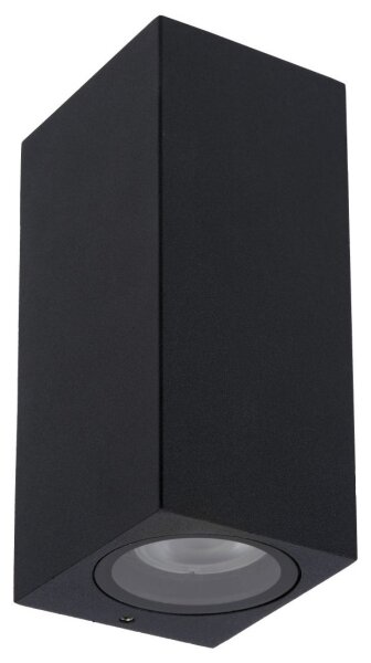 Lucide 69800/02/30 - Venkovní nástěnné svítidlo ZARO 2xGU10/35W/230V IP44 černá