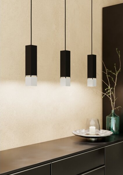 Eglo 99698 - LED Lustr na lanku BUTRANO 3xGU10/4,5W/230V