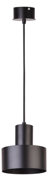 Lustr na lanku RIF 1xE27/60W/230V pr. 15 cm černá