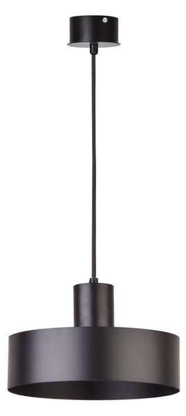 Lustr na lanku RIF 1xE27/60W/230V pr. 25 cm černá