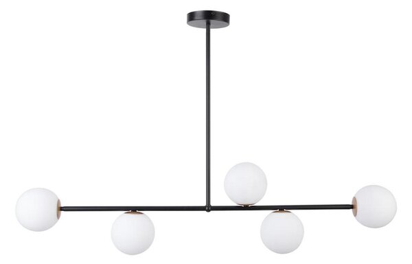 Lustr na tyči GAMA 5xG9/12W/230V černá