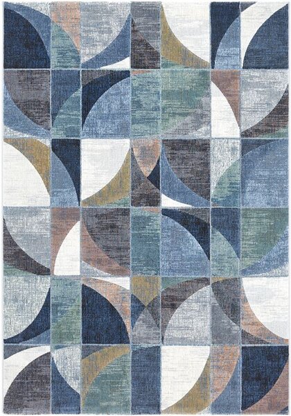 Moderní kusový koberec Ragolle Argentum 63650 6656 modrý Rozměr: 133x195 cm