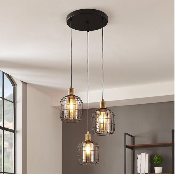 Eglo 43499 - Lustr na lanku CHISLE 3xE27/40W/230V