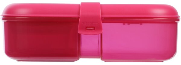 Sistema Dělený svačinový box Lunch Ribbon s nádobou na jogurt 1,1 l, růžová