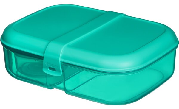 Sistema Dělený svačinový box Lunch Ribbon s nádobou na jogurt 1,1 l, mátová
