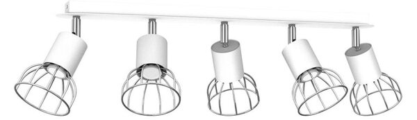 Bodové svítidlo DANTE 5xGU10/25W/230V bílá/lesklý chrom