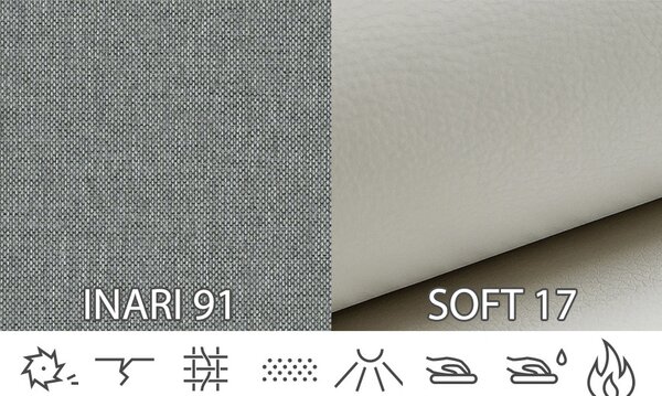 Rohová sedací souprava Darcia (šedá) (L). Akce -20%