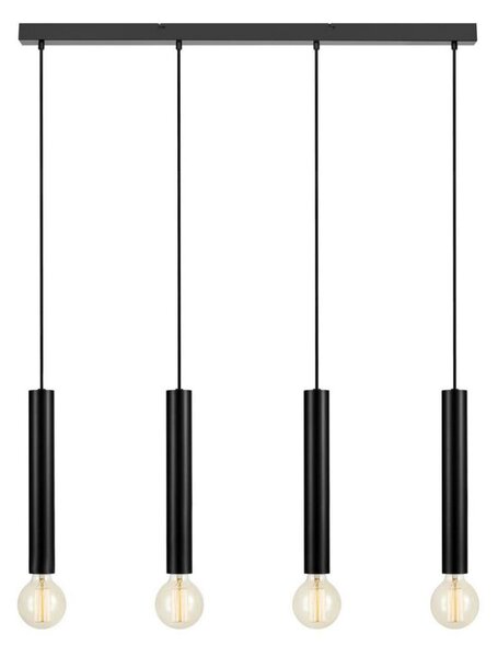 Markslöjd 108264 - Lustr na lanku SENCILLO 4xE27/40W/230V černá