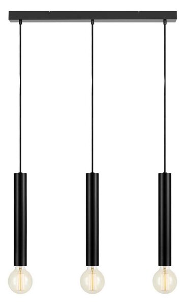 Markslöjd 108262 - Lustr na lanku SENCILLO 3xE27/40W/230V černá