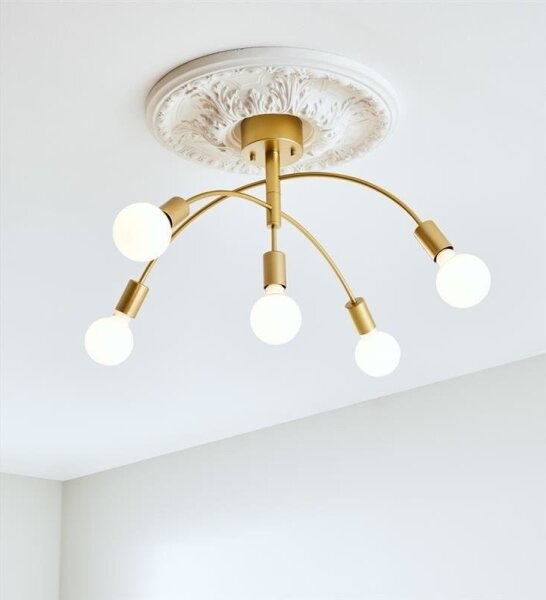 Markslöjd 108285 - Přisazený lustr CYGNUS 5xE27/40W/230V zlatá