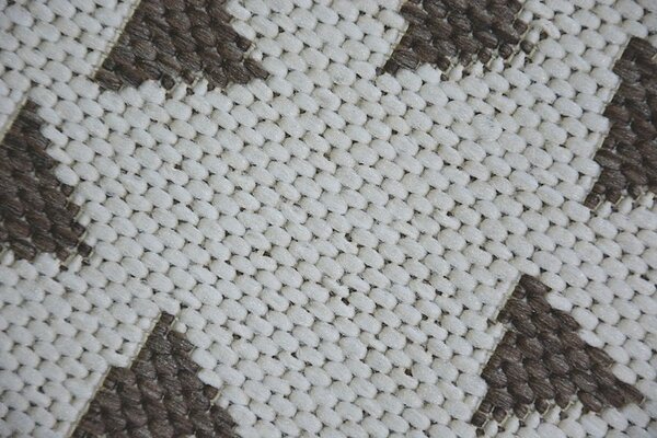 Balta Kulatý koberec Sisal FLAT 48715/768 krémový Rozměr: průměr 120 cm