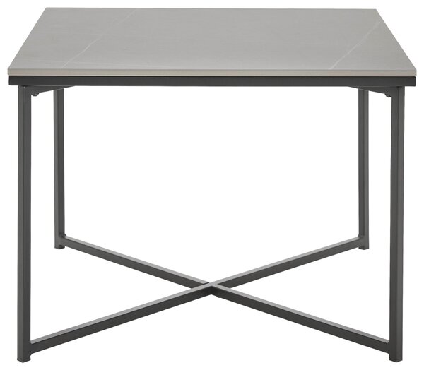 KONFERENČNÍ STOLEK, šedá, černá, kov, keramika, 60/43/60 cm Livetastic - Konferenční stolky, Online Only