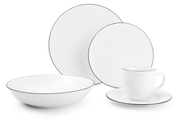 Porcelánová jídelní sada 20 ks pro 4 osoby Puro – Salt&Pepper