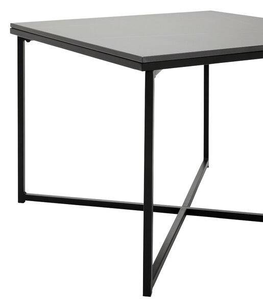 KONFERENČNÍ STOLEK, černá, kov, keramika, 60/43/60 cm Livetastic - Konferenční stolky, Online Only