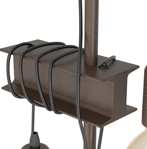 Eglo 43526 - Stojací lampa TOWNSHEND 2xE27/10W/230V