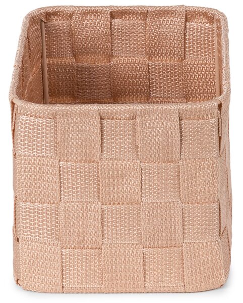 Úložný organizér do zásuvky Compactor TEX vysoký - 19 x 14 x 13 cm, růžový