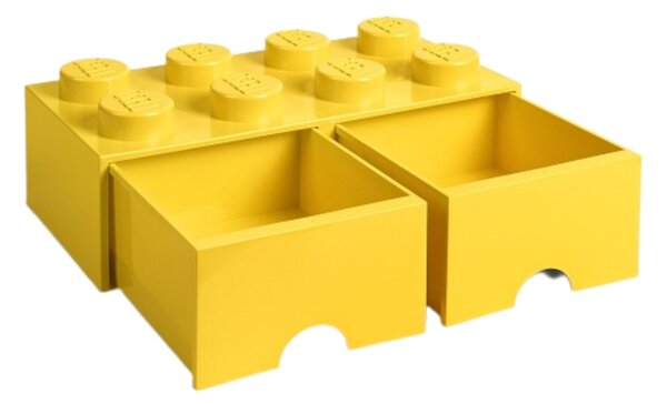 Žlutý úložný box LEGO® Storage 25 x 50 cm