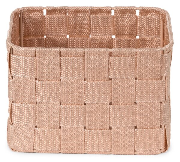Úložný organizér do zásuvky Compactor TEX vysoký - 19 x 14 x 13 cm, růžový
