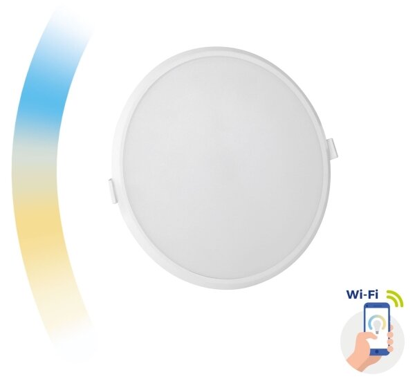 LED Stmívatelné podhledové svítidlo ALGINE LED/22W/230V Wi-Fi Tuya kulatý