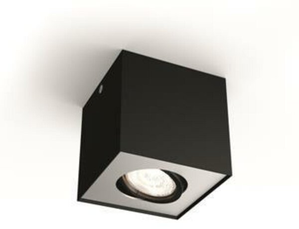 LED Bodové svítidlo Philips Box 50491/30/P0 černé 1x4,5W