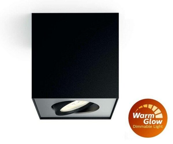 LED Bodové svítidlo Philips Box 50491/30/P0 černé 1x4,5W