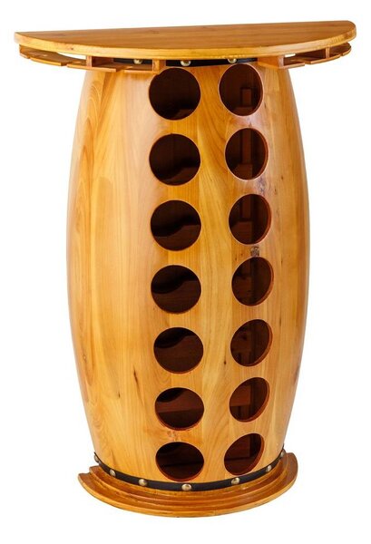 Regál na víno Winebar 84 cm borovice