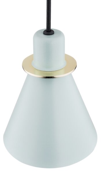 Argon 4682 - Lustr na lanku BEVERLY 1xE27/15W/230V modrá/zlatá