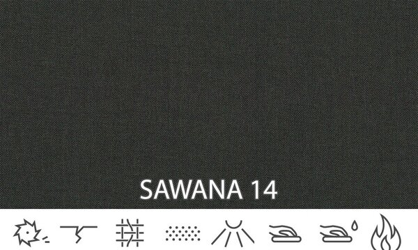 Rohová sedací souprava Rana (černá) (L). Akce -20%