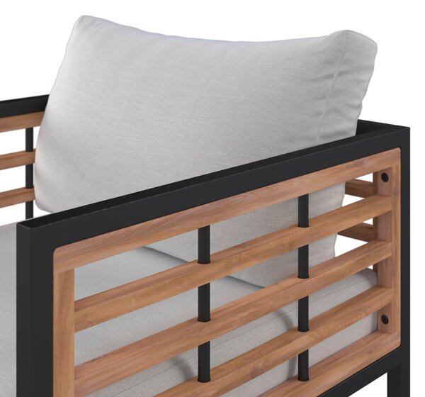 KŘESLO NA TERASU, dřevo, kov, textil Ambia Garden - Online Only zahradní nábytek, Online Only