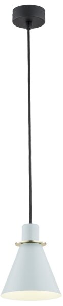 Argon 4682 - Lustr na lanku BEVERLY 1xE27/15W/230V modrá/zlatá