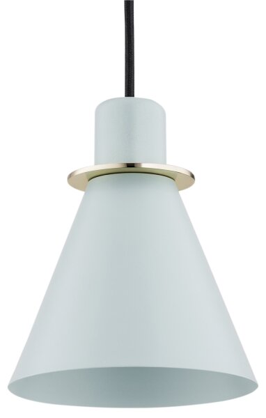 Argon 4682 - Lustr na lanku BEVERLY 1xE27/15W/230V modrá/zlatá