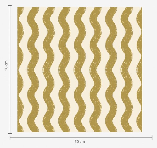 Tapety Vlnitý žlutý vzor na krémovém pozadí, Tapety geometrie, Tapety pruhy, a01188v5 : uwalls.cz