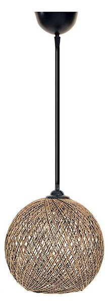 Lustr na lanku JUTE 1xE27/60W/230V hnědá