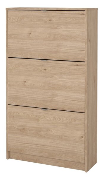 Výklopný botník v dekoru dubu v přírodní barvě 70x124x24 cm Shoes – Tvilum